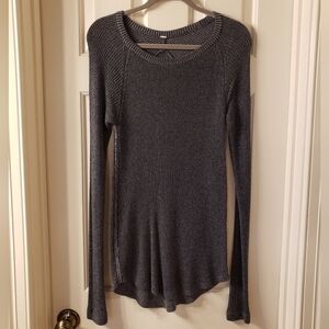 Lululemon Gray Knit Long Sleeve Sweater